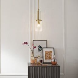 Netlighting Kichler Kimrose Dome Pendant Ceiling Light Brushed Natural Brass in Yellow - thumbnail 5
