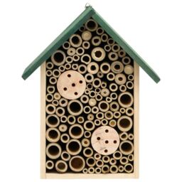 Berkfield Home Insect Hotels 2 pcs 23x14x29 cm Solid Firwood in Brown - Size: 23 x 14 x 29 cm - thumbnail 2