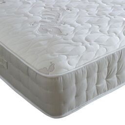 Bedmaster Milk Vitality Pocket Sprung Memory Foam Mattress in Light Beige - Size: Small Single - thumbnail 1