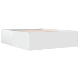 Berkfield Home Bed Frame without Mattress White 150x200 cm King Size - thumbnail 6