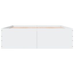 Berkfield Home Bed Frame without Mattress White 150x200 cm King Size - thumbnail 4
