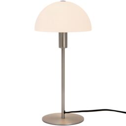 Nordlux Modern Indoor Table Lamp Silver Metal E14 Dome Shade - Mains Powered, IP20 - thumbnail 1