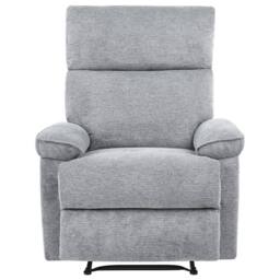 Wyld and Coco Grey Polyester Armchair Adjustable Footrest Modern Contemporary - thumbnail 5