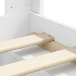 Berkfield Home Bed Frame with Storage & Headboard White 120 x 200 cm - thumbnail 9