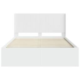 Berkfield Home Bed Frame with Storage & Headboard White 120 x 200 cm - thumbnail 5