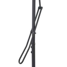 Berkfield Home Outdoor Parasol with Steel Pole Black 300x230 cm - thumbnail 6