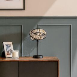 ValueLights Hudson Jewel Twist Table Lamp in Natural - thumbnail 5