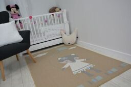 RugsX Loko Rug in Beige - Size: 120 cm x 170 cm - thumbnail 2