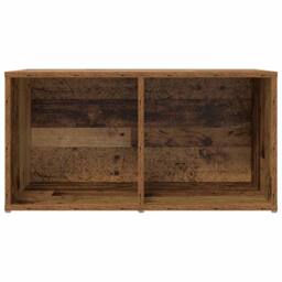 Berkfield Home TV Cabinet with Storage Old wood Engineered Wood in Brown - thumbnail 5