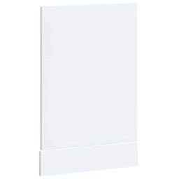 Berkfield Home Decorative Dishwasher Panel Lucca High Gloss White Engineered Wood - thumbnail 6