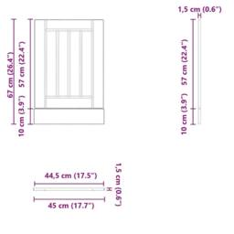 Berkfield Home Decorative Dishwasher Panel Lucca High Gloss White Engineered Wood - thumbnail 8