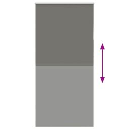 Berkfield Home Roller Blind Blackout Grey 105x210 cm Fabric Width 100.7 cm Polyester - thumbnail 5