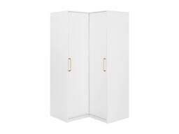Vente-unique Corner Wardrobe With 6 Doors & 3 Drawers - W311 Cm - White - thumbnail 9