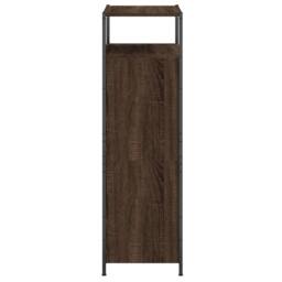 Berkfield Home Shoe Cabinet Brown Oak 60x34x112 Engineered Wood - thumbnail 6