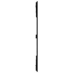 Berkfield Home Wall Headboard Black 166x3x110 cm Solid Wood Pine - Size: 166 x 3 x 110 cm - thumbnail 5