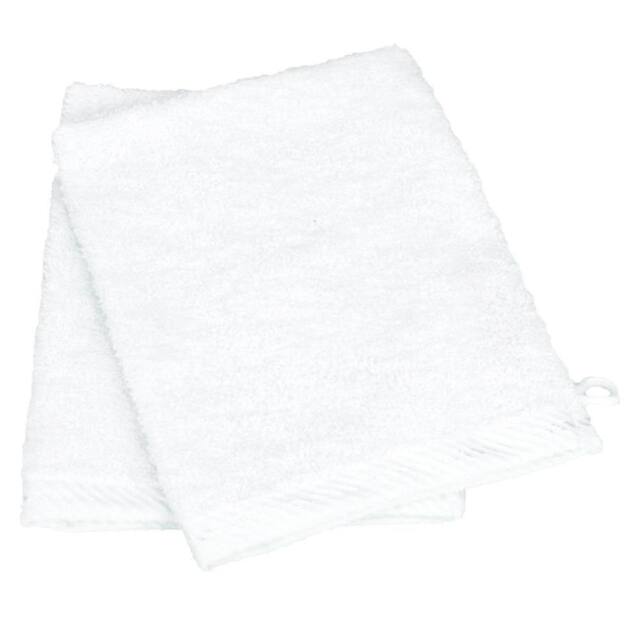 ARTG Satin Trim Wash Glove in White - image 1