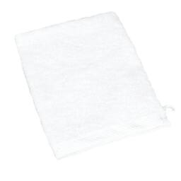 ARTG Satin Trim Wash Glove in White - thumbnail 2