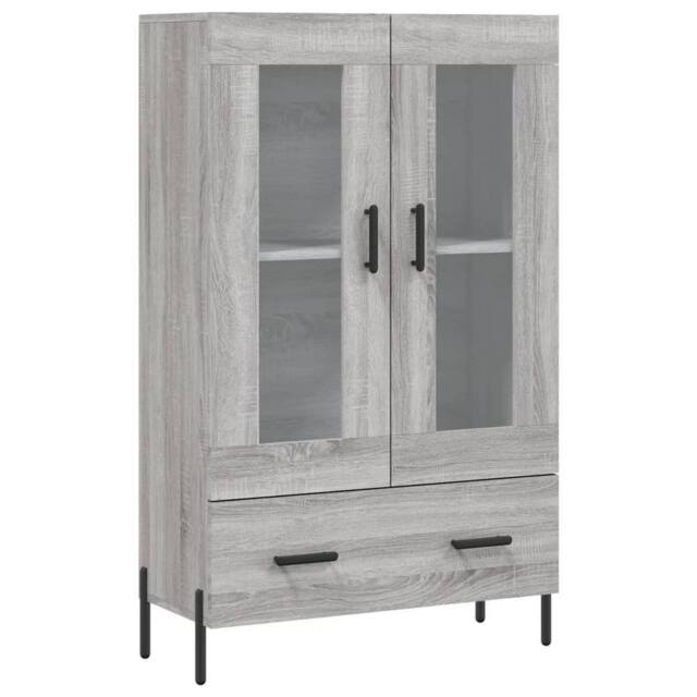 Berkfield Home Highboard Grey Sonoma 69.5x31x115 cm Engineered Wood - image 1