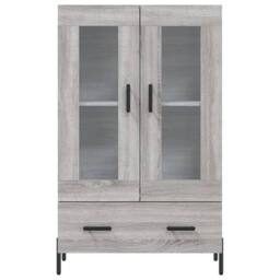 Berkfield Home Highboard Grey Sonoma 69.5x31x115 cm Engineered Wood - thumbnail 6