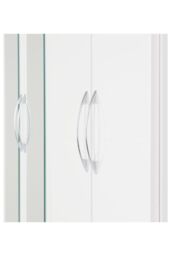 Seconique Nevada 6 Door 2 Drawer Mirrored Wardrobe in White - thumbnail 5