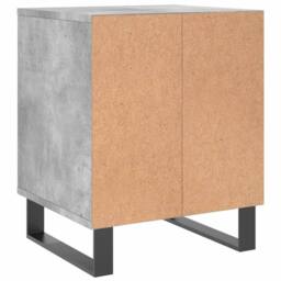 Berkfield Home Bedside Cabinets 2 pcs Concrete Grey 40x35x50 cm Engineered Wood - Size: 40 x 35 x 50 cm - thumbnail 7