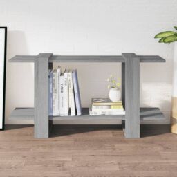Berkfield Home Book Cabinet Grey Sonoma 100x30x51 cm Engineered Wood - Size: 100 x 30 x 51 cm - thumbnail 1