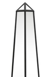 MirrorOutlet Black Metal Edged Mirrored Ornament (100CM X 20CM X 20CM) - Size: 1 Pack - thumbnail 4