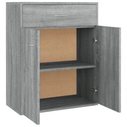 Berkfield Home Sideboard Grey Sonoma 60x30x75 cm Engineered Wood - Size: 60 x 30 x 75 cm - thumbnail 6