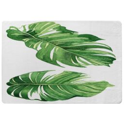 Benjamin Tate Design Twin Botanical Leaves Designer Rug in Natural - Size: Large - thumbnail 1