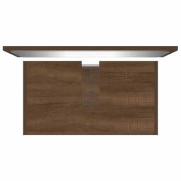 Berkfield Home Durable Bathroom Furniture Set Brown Oak Engineered Wood - thumbnail 8