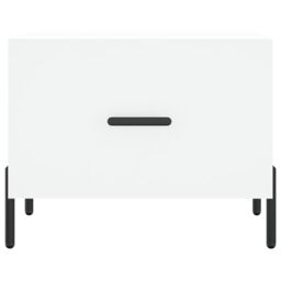 Berkfield Home Coffee Table White 50x50x40 cm Engineered Wood - Size: 50 x 50 x 40 cm - thumbnail 5