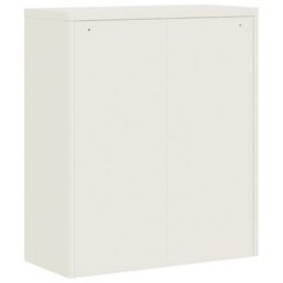 Berkfield Home File Cabinet White 90x40x105 cm Steel - Size: 90 x 40 x 105 cm - thumbnail 6