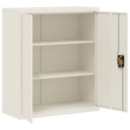 Berkfield Home File Cabinet White 90x40x105 cm Steel - Size: 90 x 40 x 105 cm - thumbnail 4