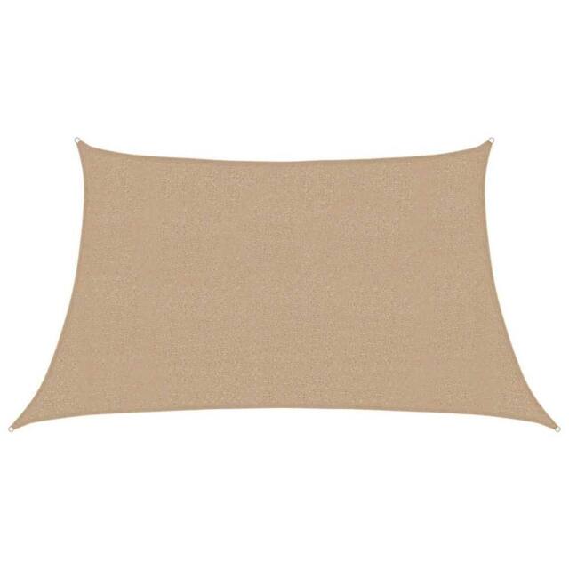 Berkfield Home Sunshade Sail 160 g/m ² Taupe 3/4x2 m HDPE in Beige - image 1