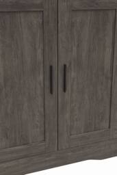 Living and Home Wooden Sideboard Storage Cabinet in Grey - thumbnail 9