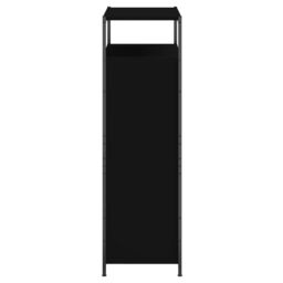 Berkfield Home Shoe Cabinet Black 75x34x112 cm Engineered Wood - Size: 75 x 34 x 112 cm - thumbnail 6