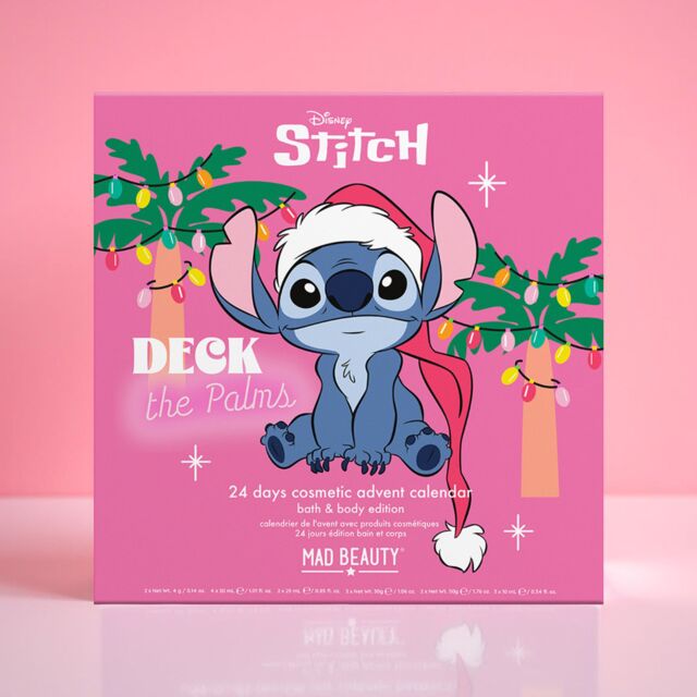 Mad Beauty Disney Stitch 24-Day Advent Calendar - Whimsical Pink Bath Treats