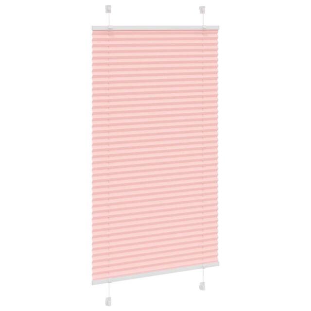 Berkfield Home Pleated Blind Pink 75x150 cm Fabric Width 74.4 cm Polyester - image 1