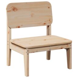Berkfield Home Garden Chairs 2 pcs 60x52.5x72 cm Solid Wood Pine in Brown - thumbnail 3