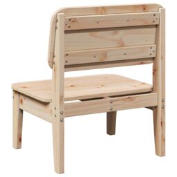Berkfield Home Garden Chairs 2 pcs 60x52.5x72 cm Solid Wood Pine in Brown - thumbnail 6