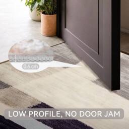 MCC Direct Short Pile Rectangular Arch Pattern Rug Indoor Carpet 6 sizes in Blue - Size: 60 cm x 110 cm - thumbnail 9