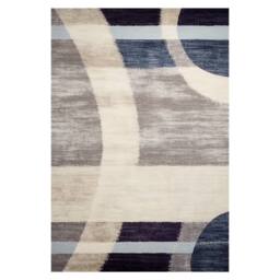 MCC Direct Short Pile Rectangular Arch Pattern Rug Indoor Carpet 6 sizes in Blue - Size: 60 cm x 110 cm - thumbnail 2
