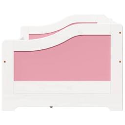 Berkfield Home Day Bed with 3 Drawers without Mattress IRUN White&Pink 90x200 cm in Pink - thumbnail 7