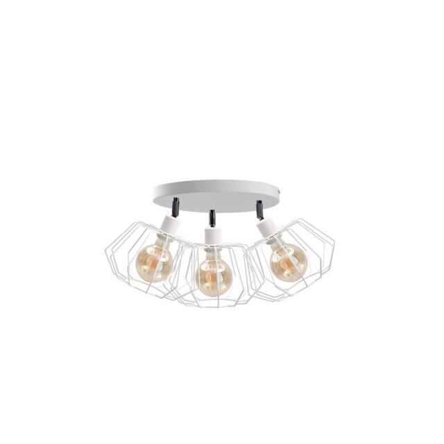 Netlighting Luna Ceiling Spotlight Clusters White 32cm 3x E27
