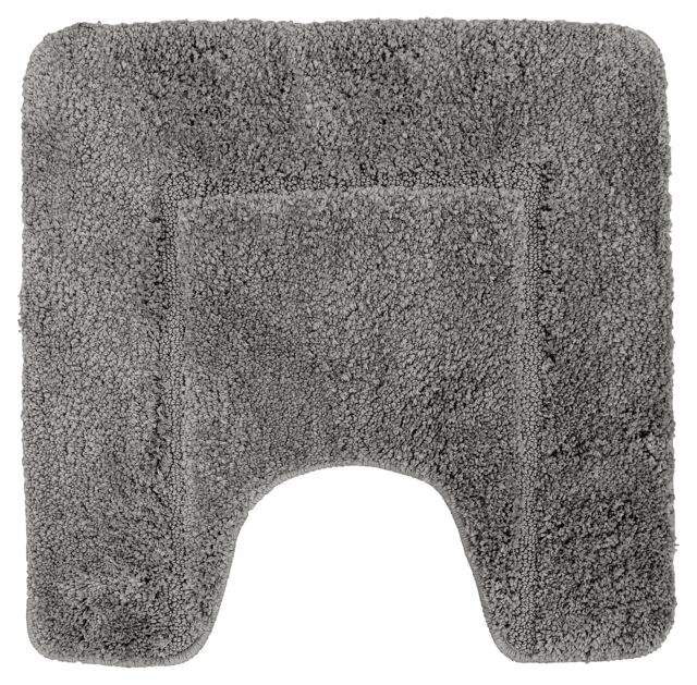 Velosso Mayfair Microfibre Cashmere Feel Bathmat - Antislip in Grey - Size: Small - image 1