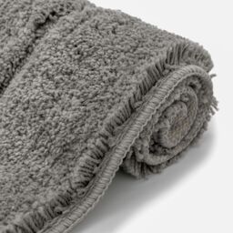 Velosso Mayfair Microfibre Cashmere Feel Bathmat - Antislip in Grey - Size: Small - thumbnail 2