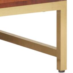 Berkfield Home Coffee Table Honey Brown 67x67x45 cm Solid Acacia Wood - Size: 67 x 67 x 45 cm - thumbnail 5