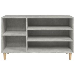 Berkfield Home Shoe Cabinet Concrete Grey 102x36x60 cm Engineered Wood - Size: 102 x 36 x 60 cm - thumbnail 5