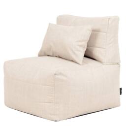 icon Noa Bean Bag Recliner, Outdoor Woven Natural - thumbnail 3