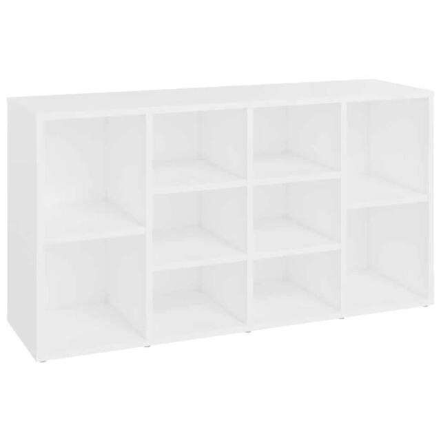 Berkfield Home Shoe Bench White 103x30x54.5 cm Engineered Wood - image 1